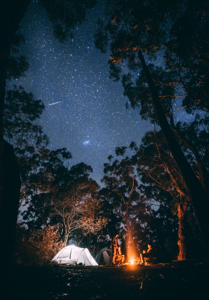 camping in the stars