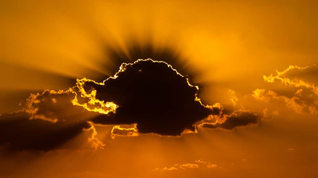 clouds during day time