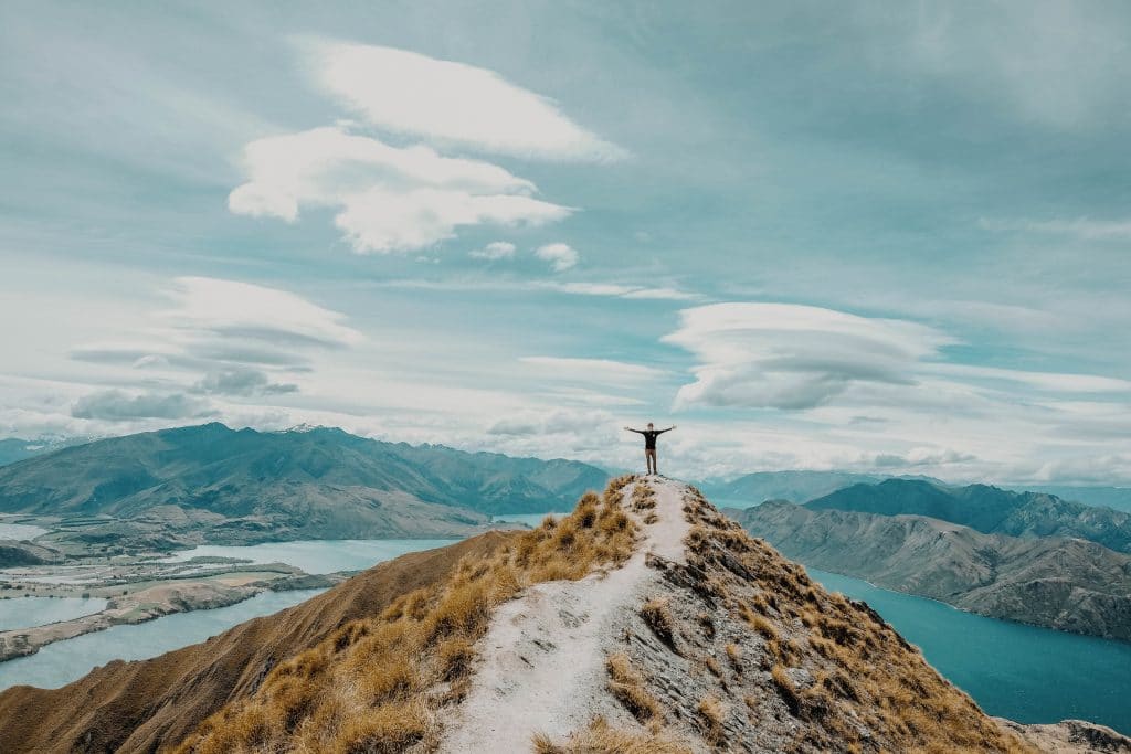 path to top of mountain