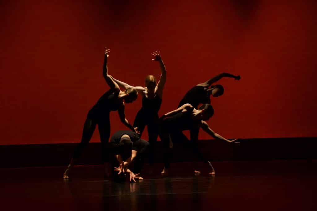 performers on stage