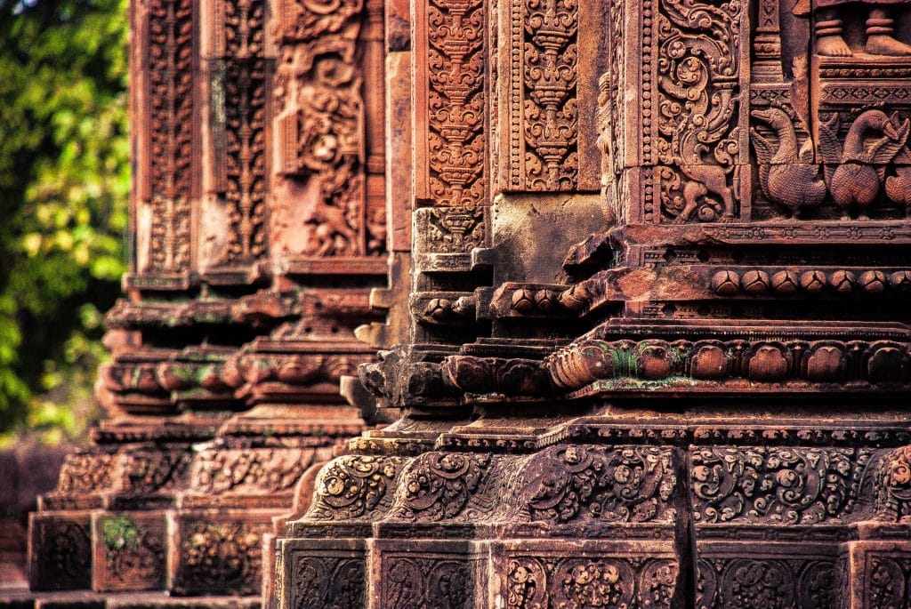 pictograph pillars cambodia