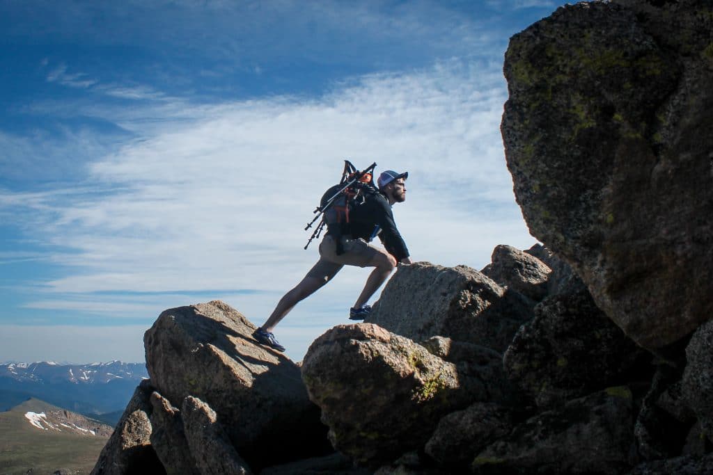 rock climbing