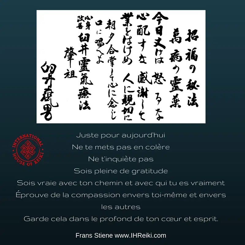 Reiki Precepts International House Of Reiki